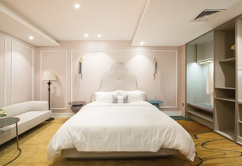 Fabrikbenutzerdefinierte 4- bis 5-Sterne-Luxus-moderne Hotelbett-Möbel-Hotel-Schlafzimmer-Sets