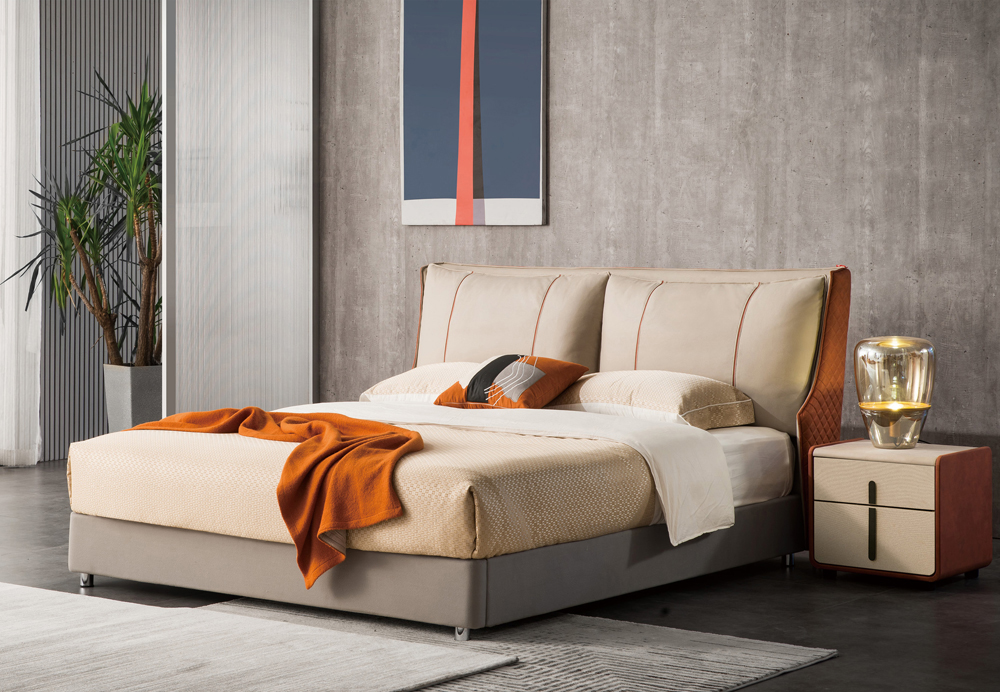 Komfort Schlafzimmermöbel Moderne Betten Doppelbett Moderne Stoff Weiche Bett Rahmen Queen King Größe