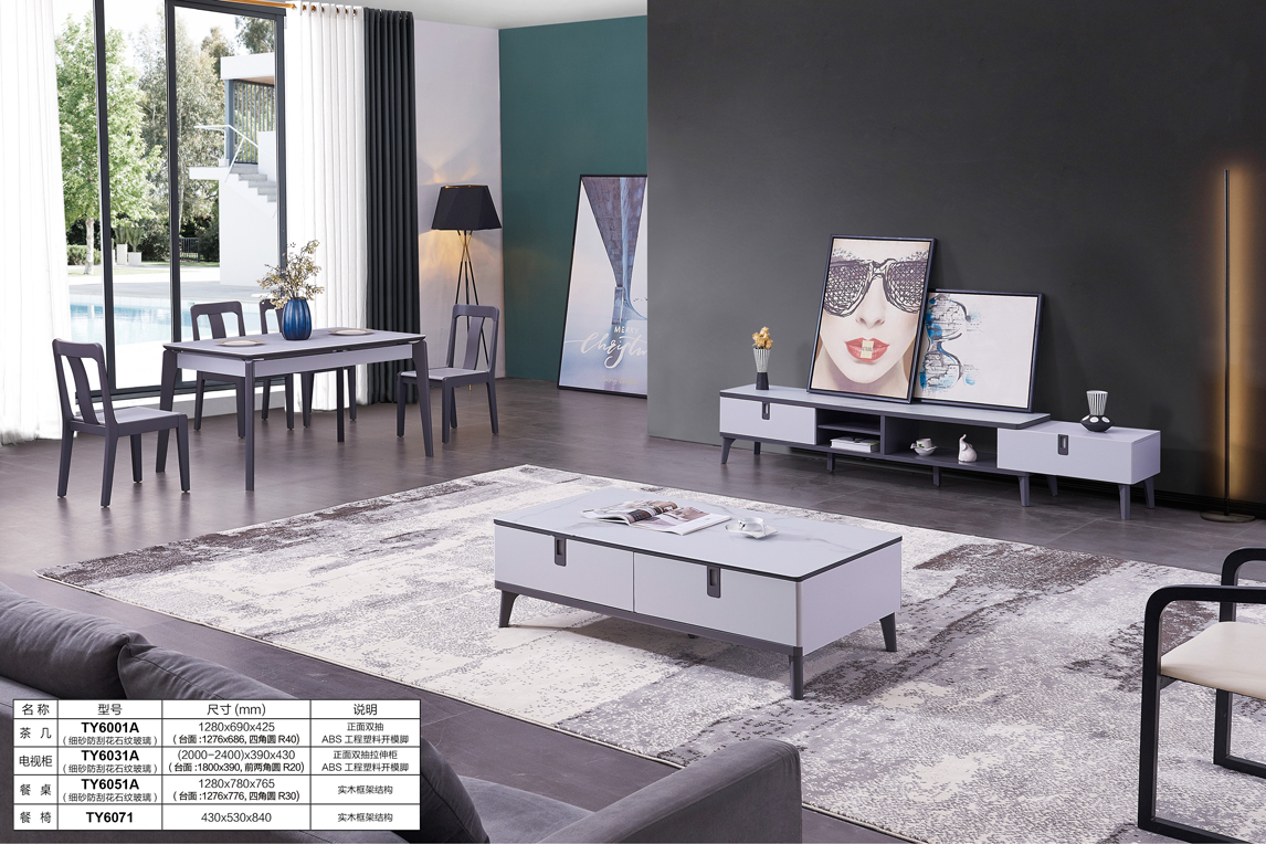 Modernes Design Wohnzimmermöbel Lagerholz moderner Couchtisch mit Schubladen
