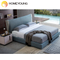 Nordic Möbel Luxus High-End Design Stoff Erwachsene Doppelverstellbares Schlafzimmerbett